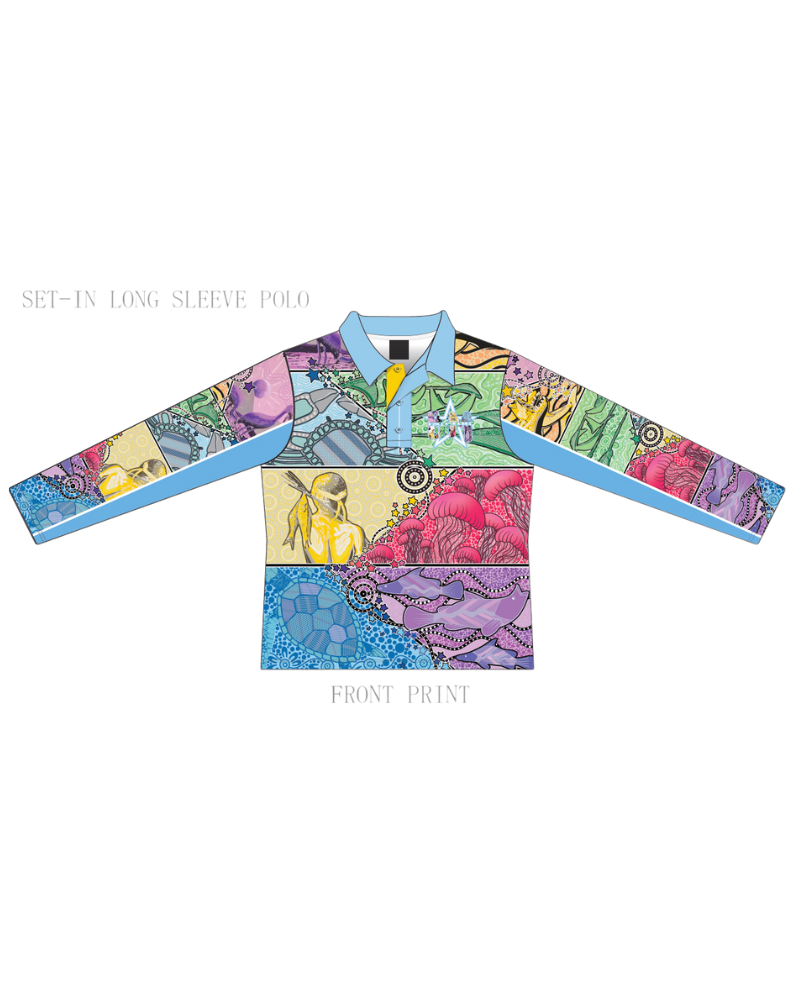 SET-IN LONG SLEEVE POLO story board 2